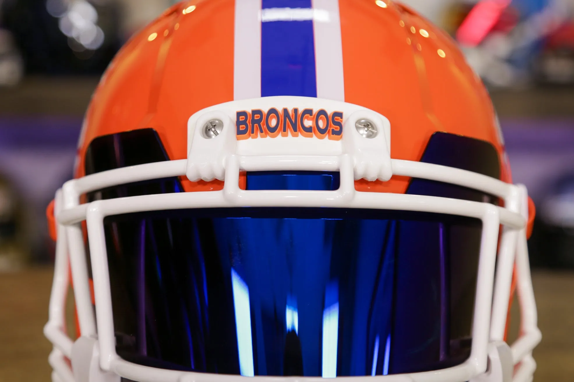Denver Broncos Riddell Speed Display Helmet - GG Edition 00242