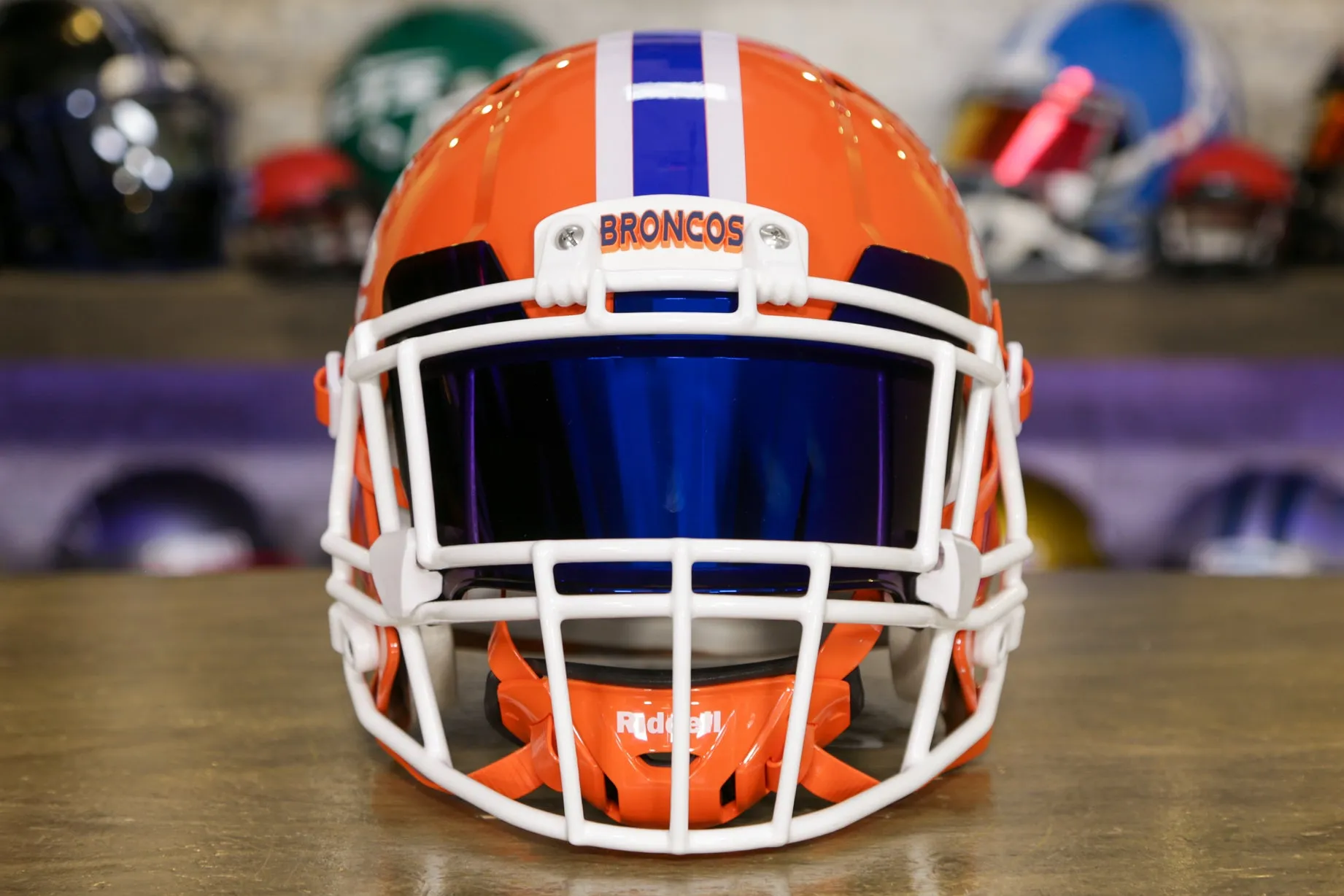 Denver Broncos Riddell Speed Display Helmet - GG Edition 00242