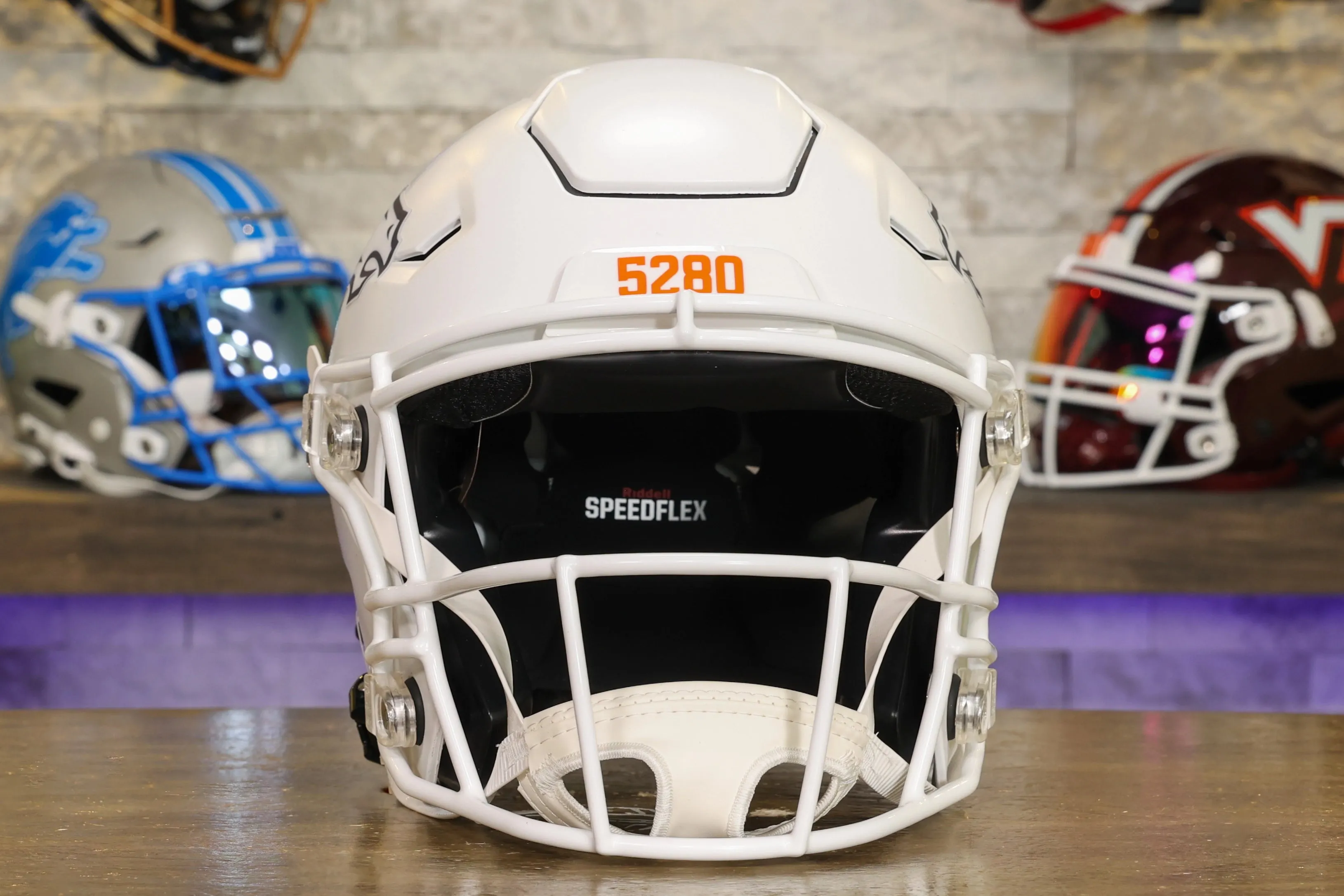 Denver Broncos Riddell SpeedFlex Helmet - Summit White Alternate