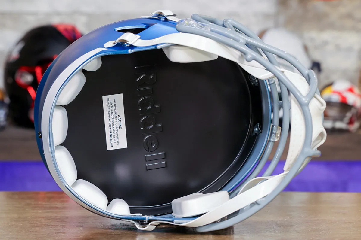 Detroit Lions Riddell Speed Display Helmet - Alternate