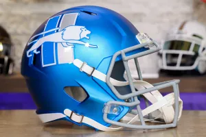 Detroit Lions Riddell Speed Display Helmet - Alternate