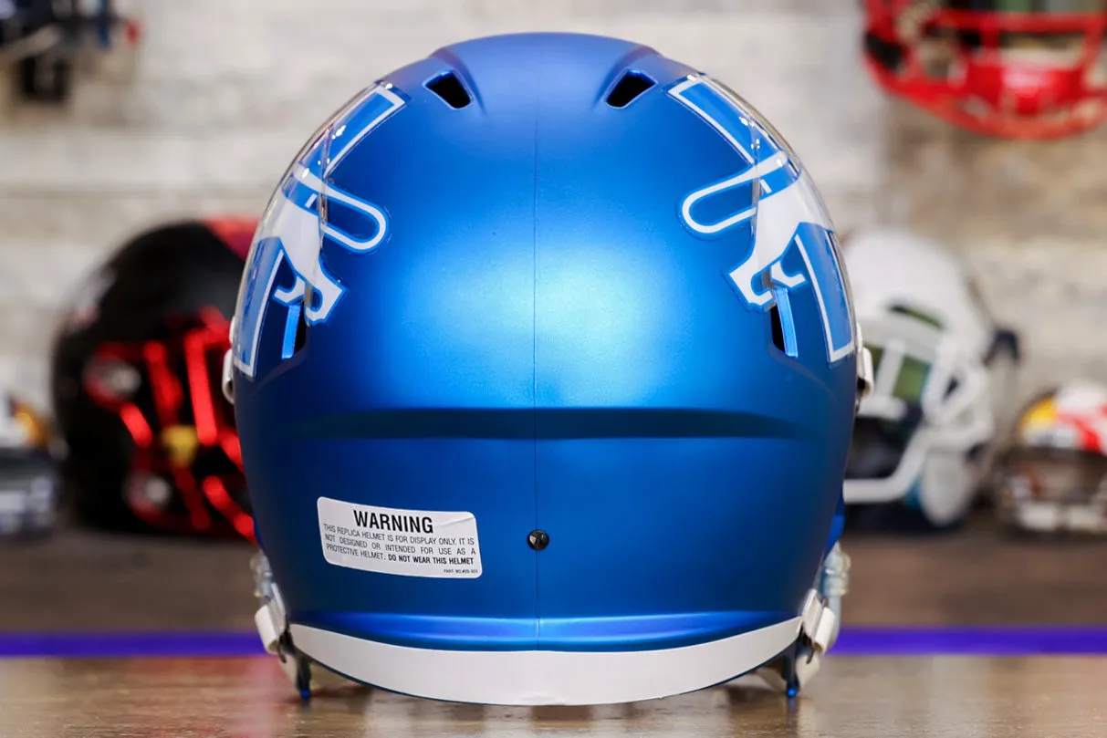 Detroit Lions Riddell Speed Display Helmet - Alternate