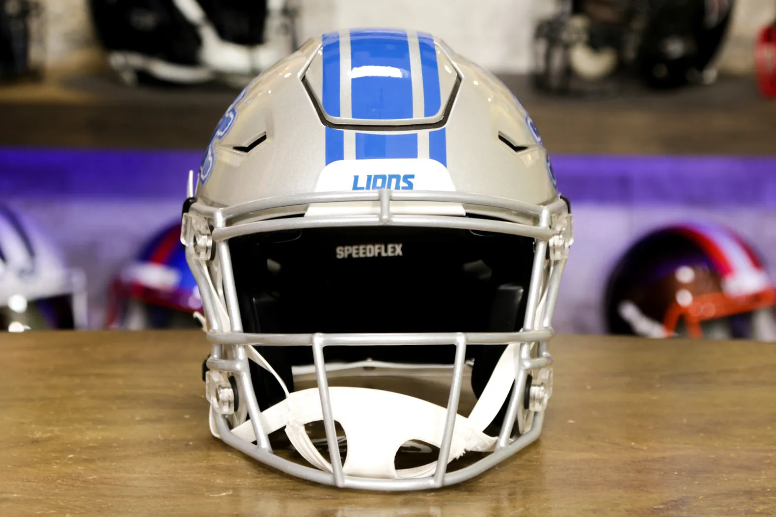 Detroit Lions Riddell SpeedFlex Helmet  - 2017-2023 Throwback