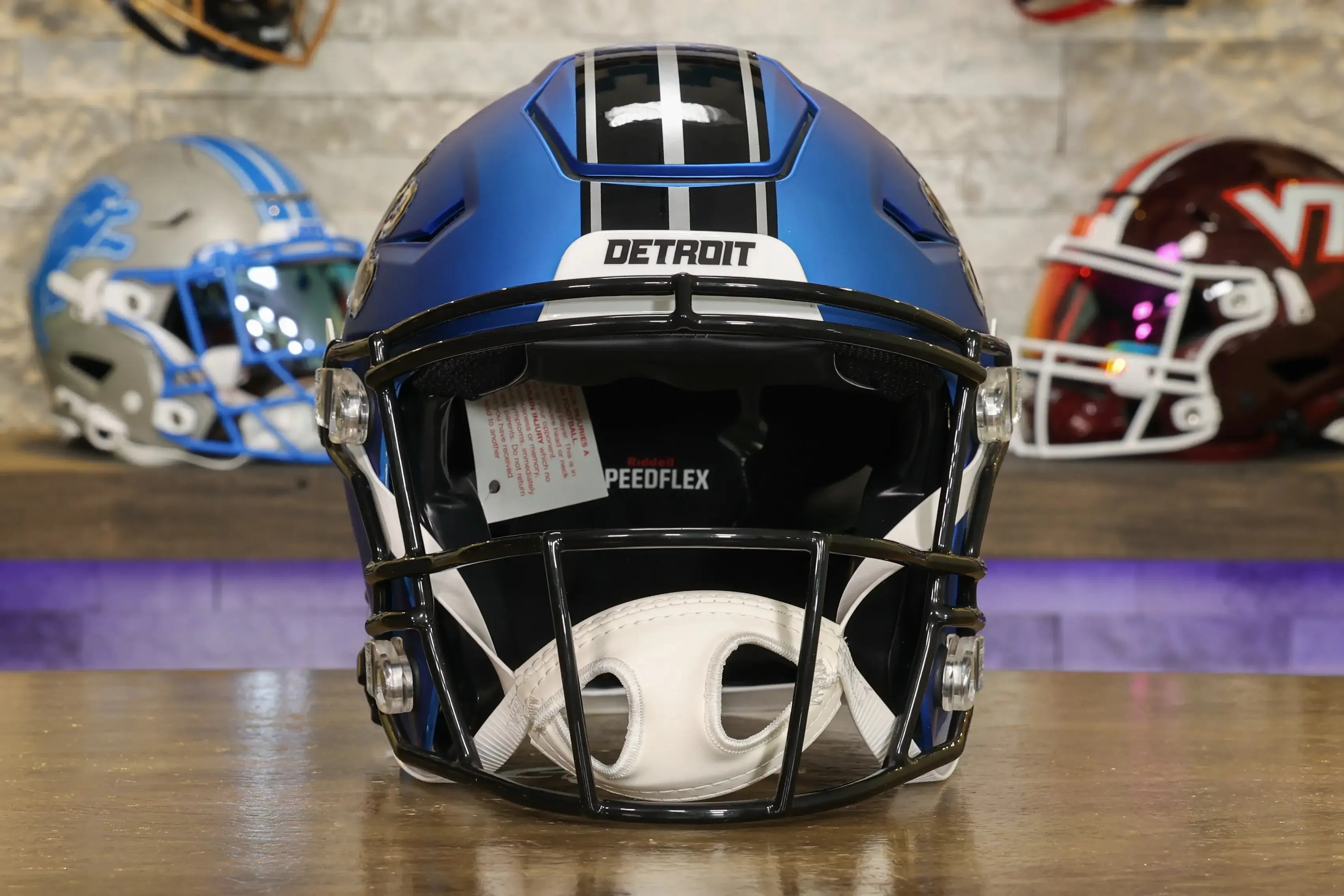 Detroit Lions Riddell SpeedFlex Helmet - Motor City Muscle Alternate