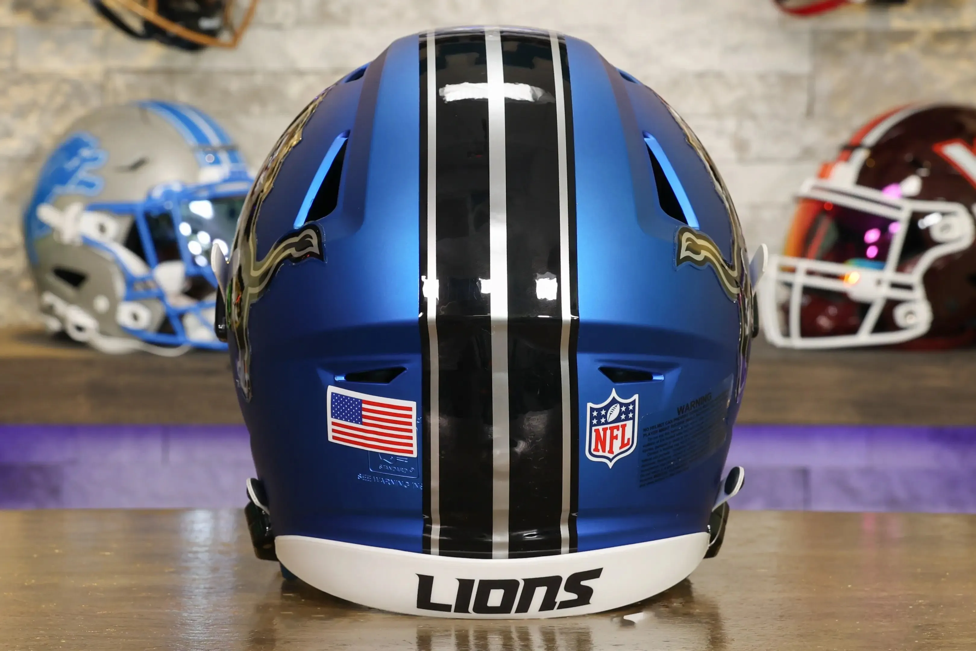 Detroit Lions Riddell SpeedFlex Helmet - Motor City Muscle Alternate