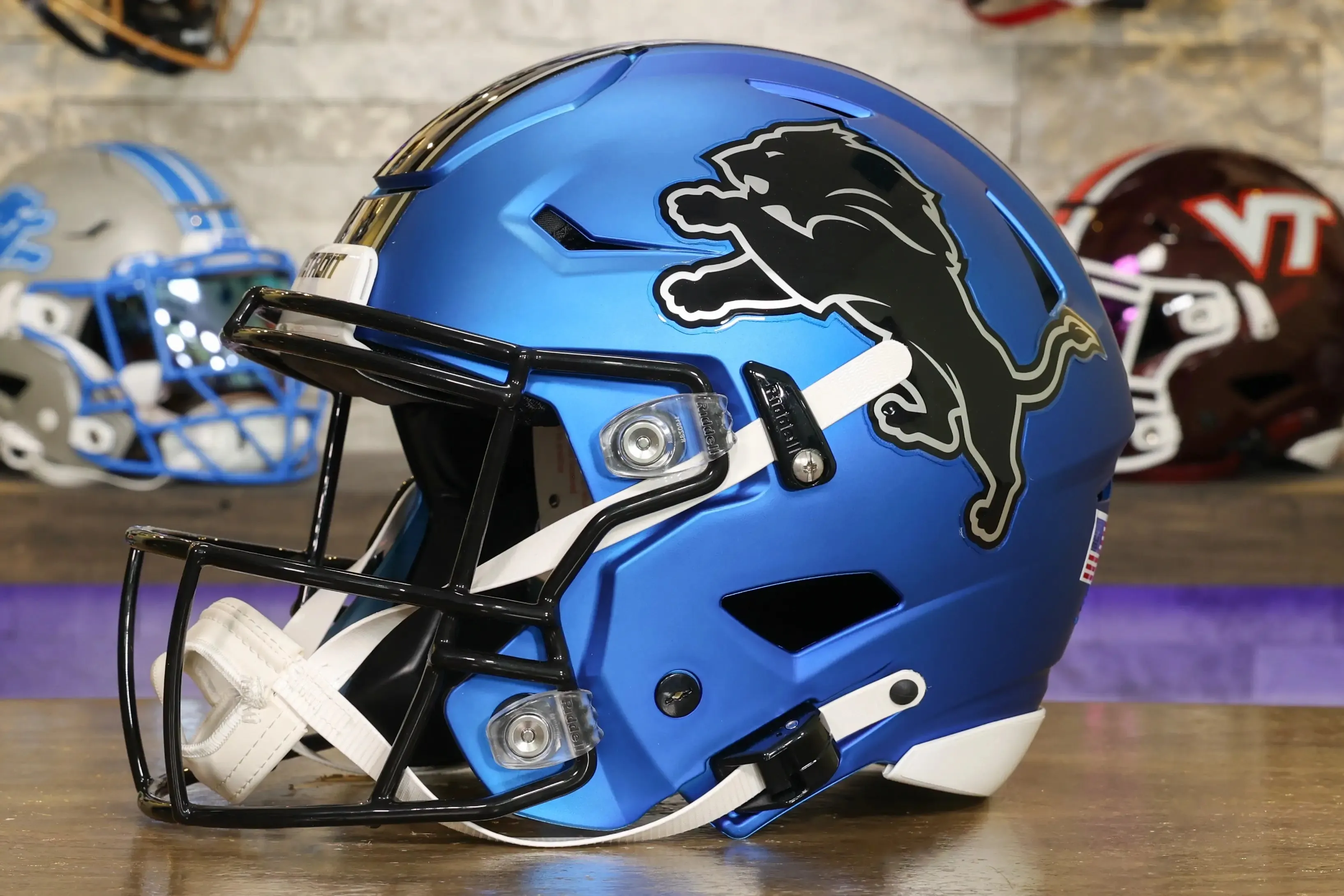 Detroit Lions Riddell SpeedFlex Helmet - Motor City Muscle Alternate
