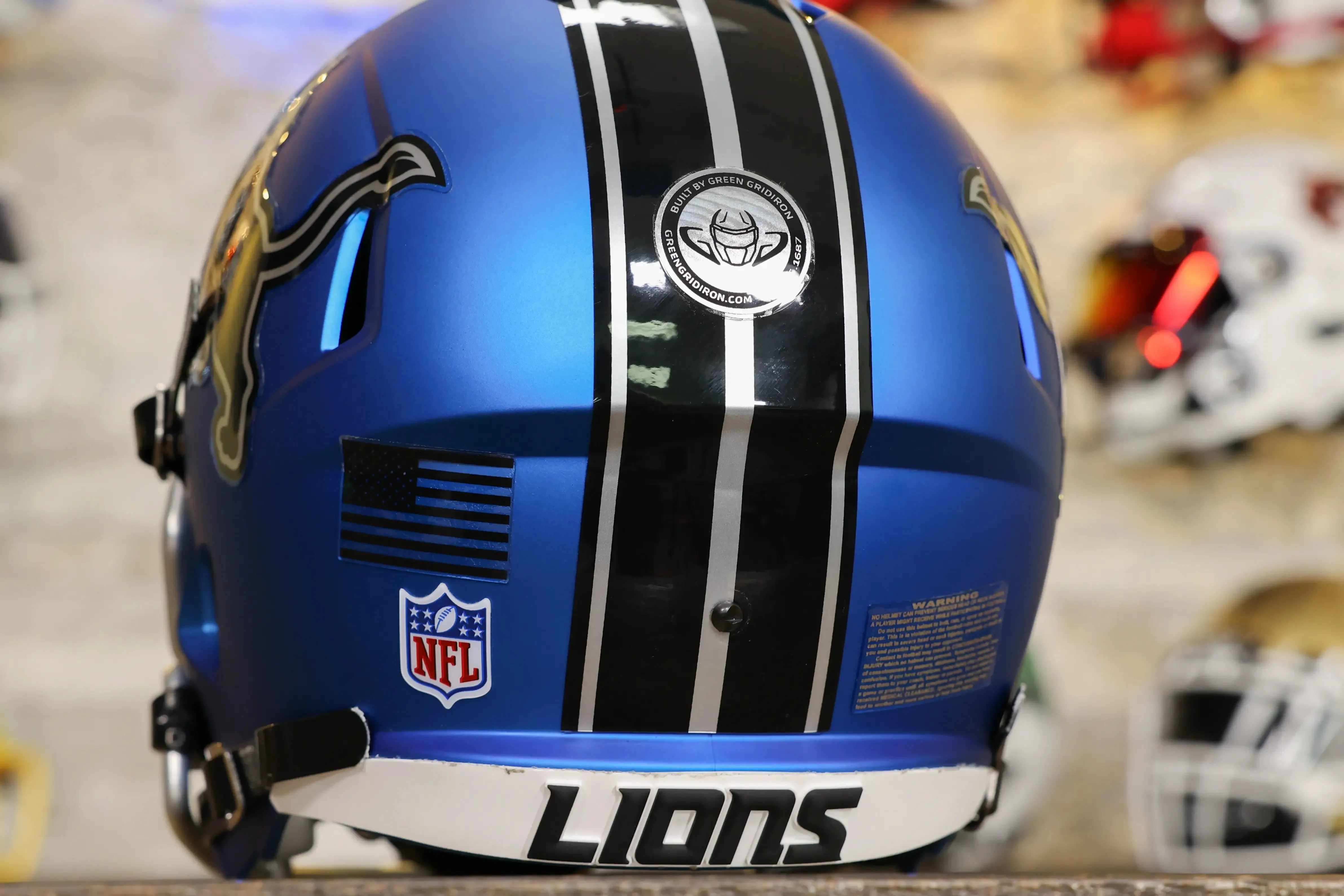 Detroit Lions Speed Display Helmet - GG Edition 02006