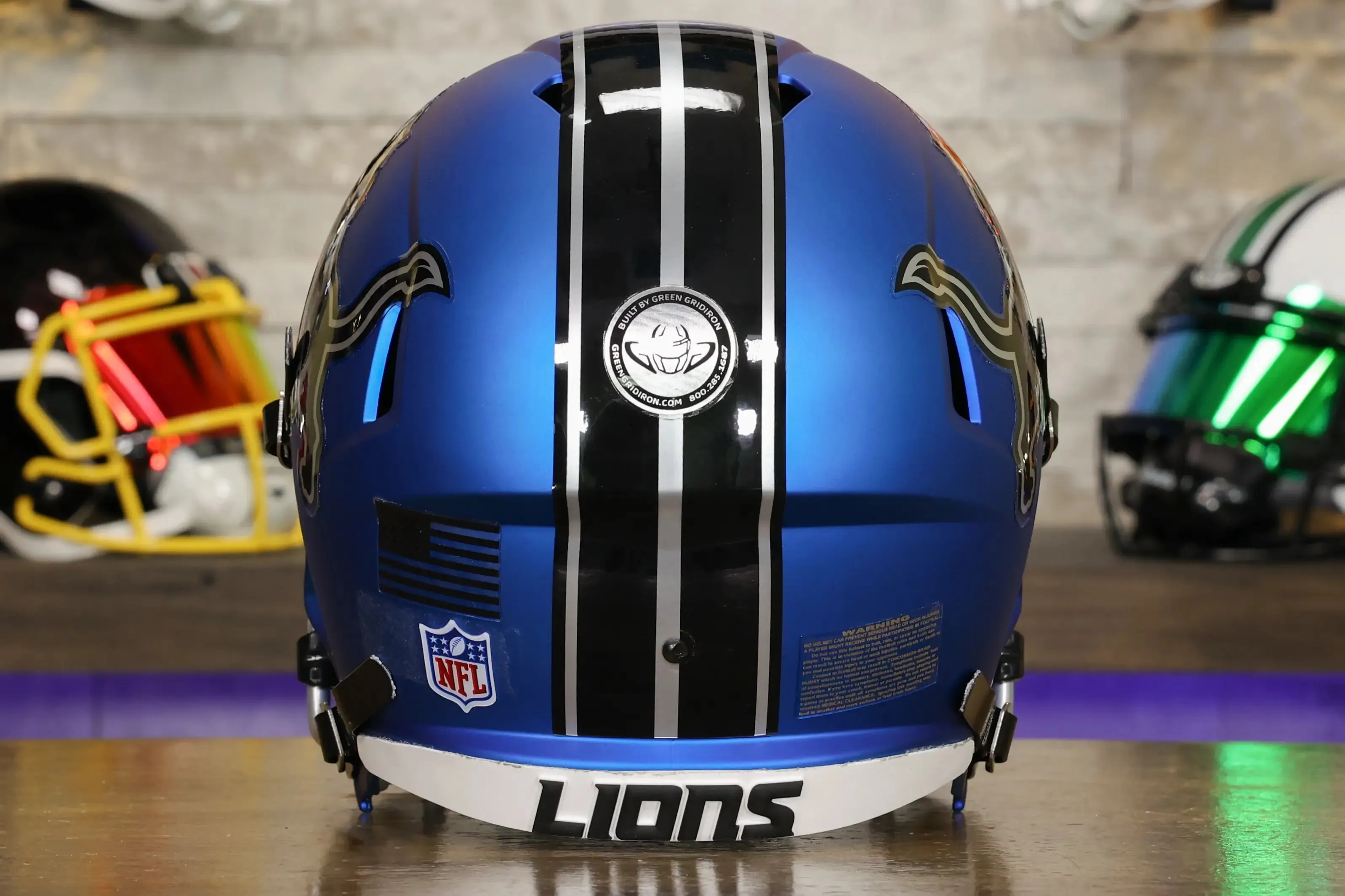 Detroit Lions Speed Display Helmet - GG Edition 02006