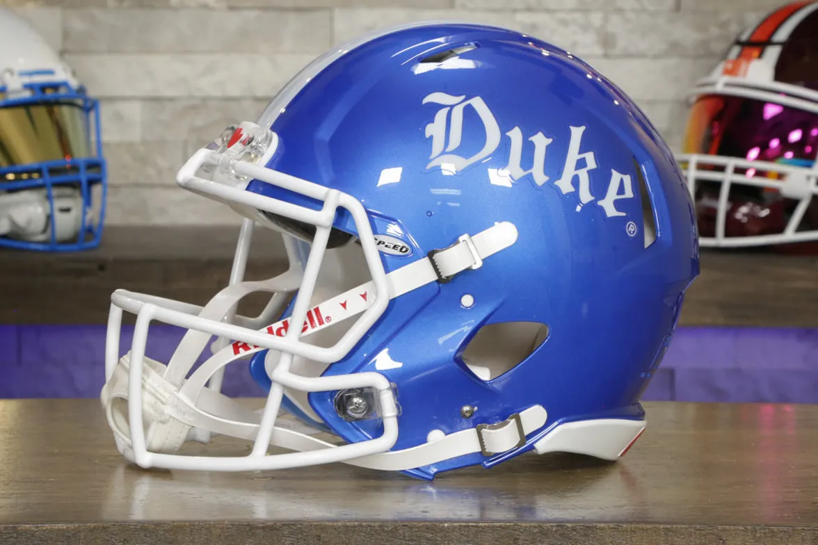Duke Blue Devils Riddell Speed Authentic Helmet - Alternate #1
