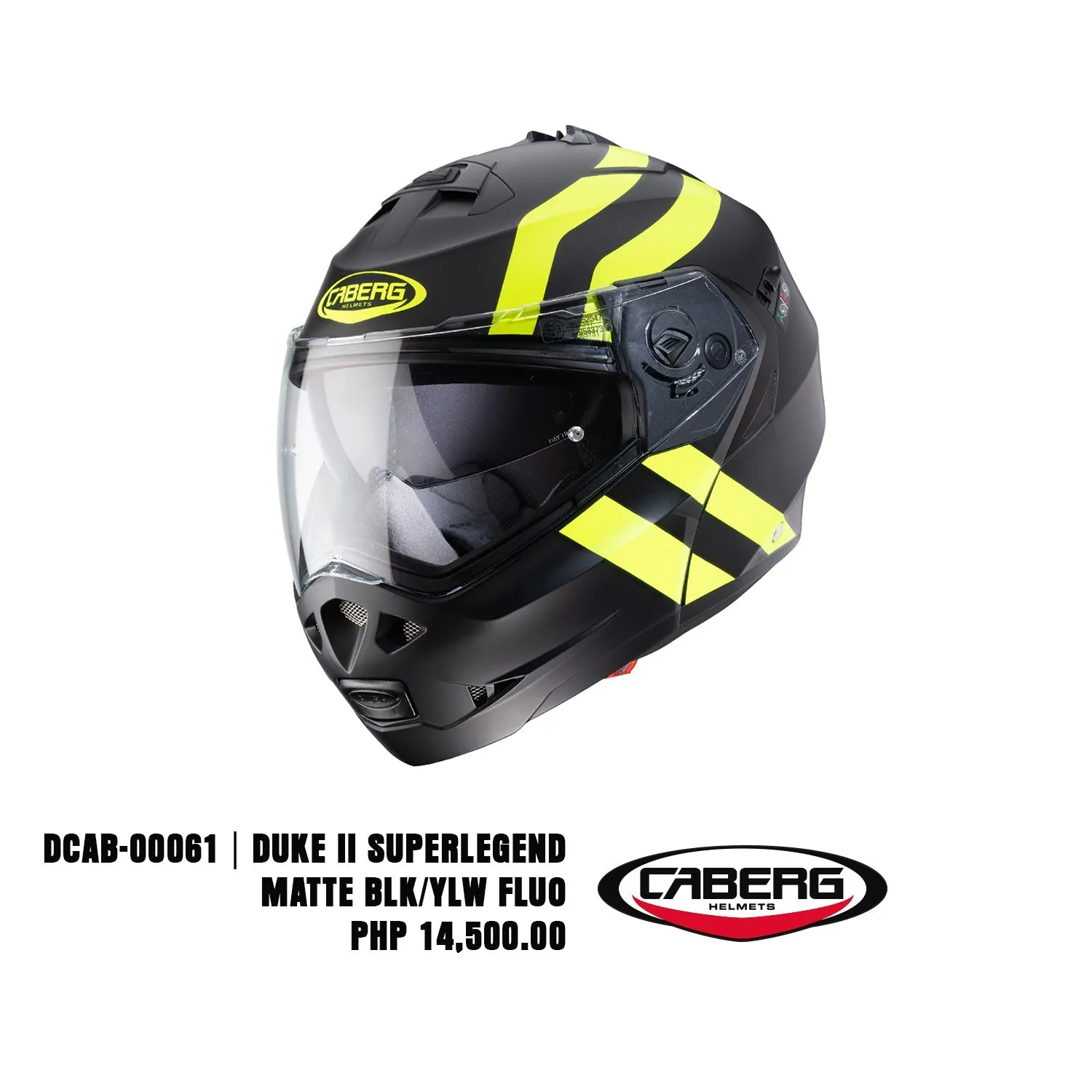 Duke II Superlegend - Matt Black/Yellow Fluo