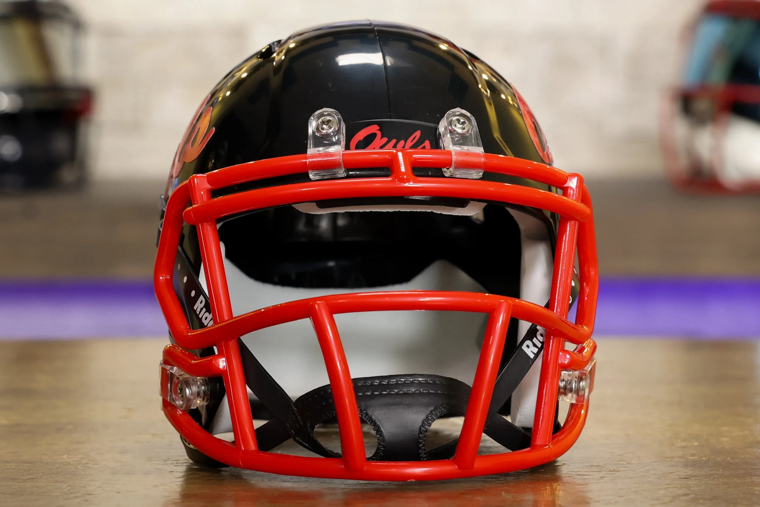 Florida Atlantic Owls Speed Mini Helmet - Black Limited