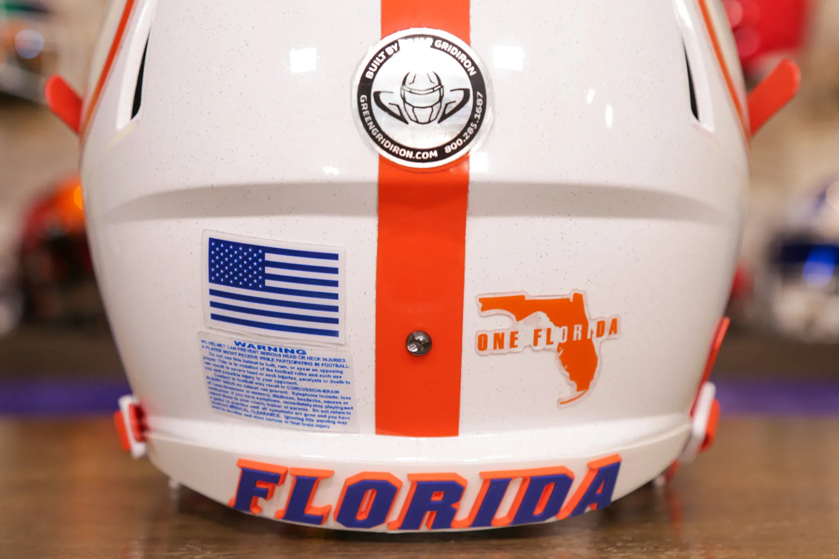 Florida Gators Riddell Speed Display Helmet - GG Edition 00304