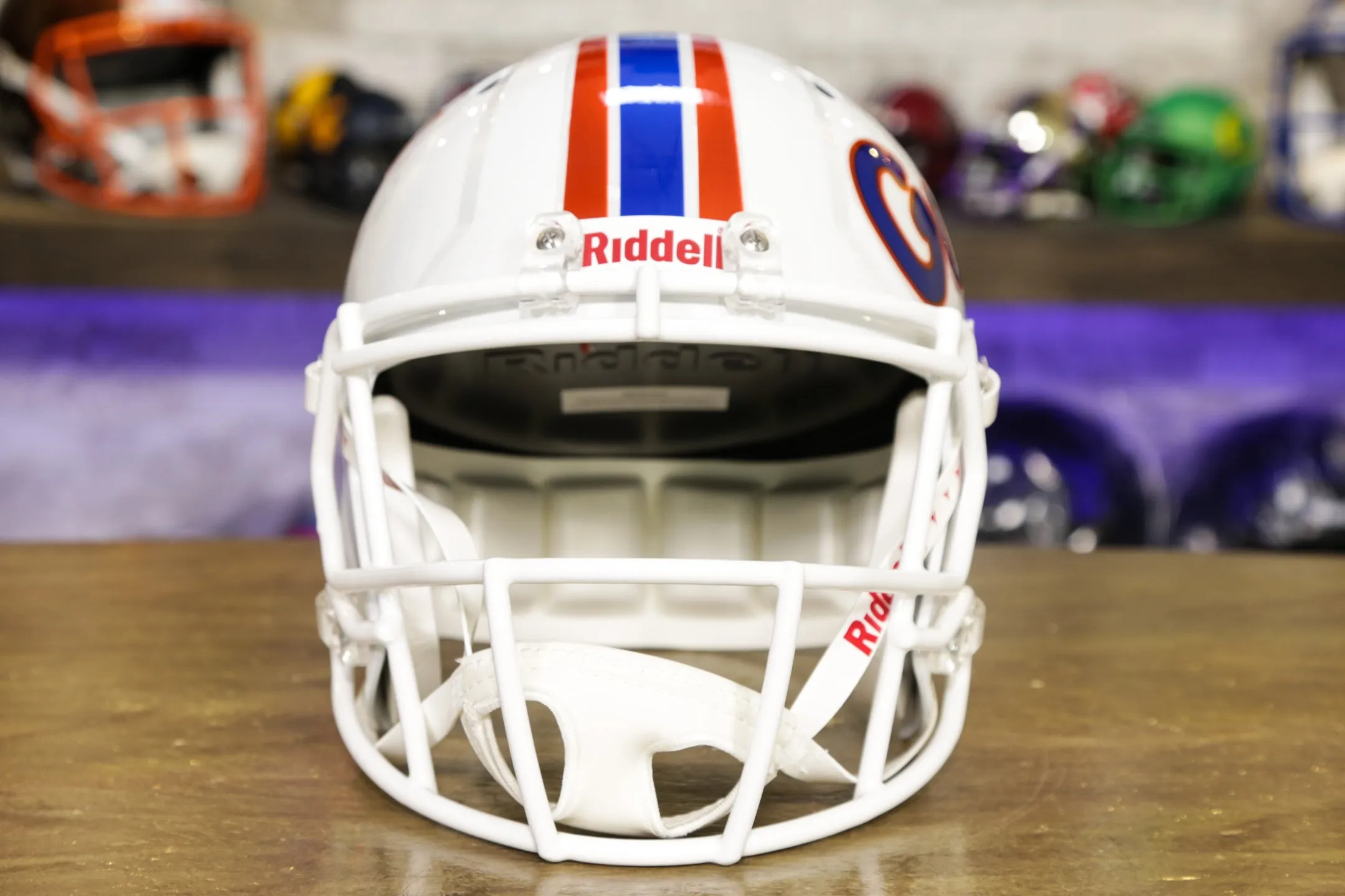 Florida Gators Riddell Speed Display Helmet - White Alternate
