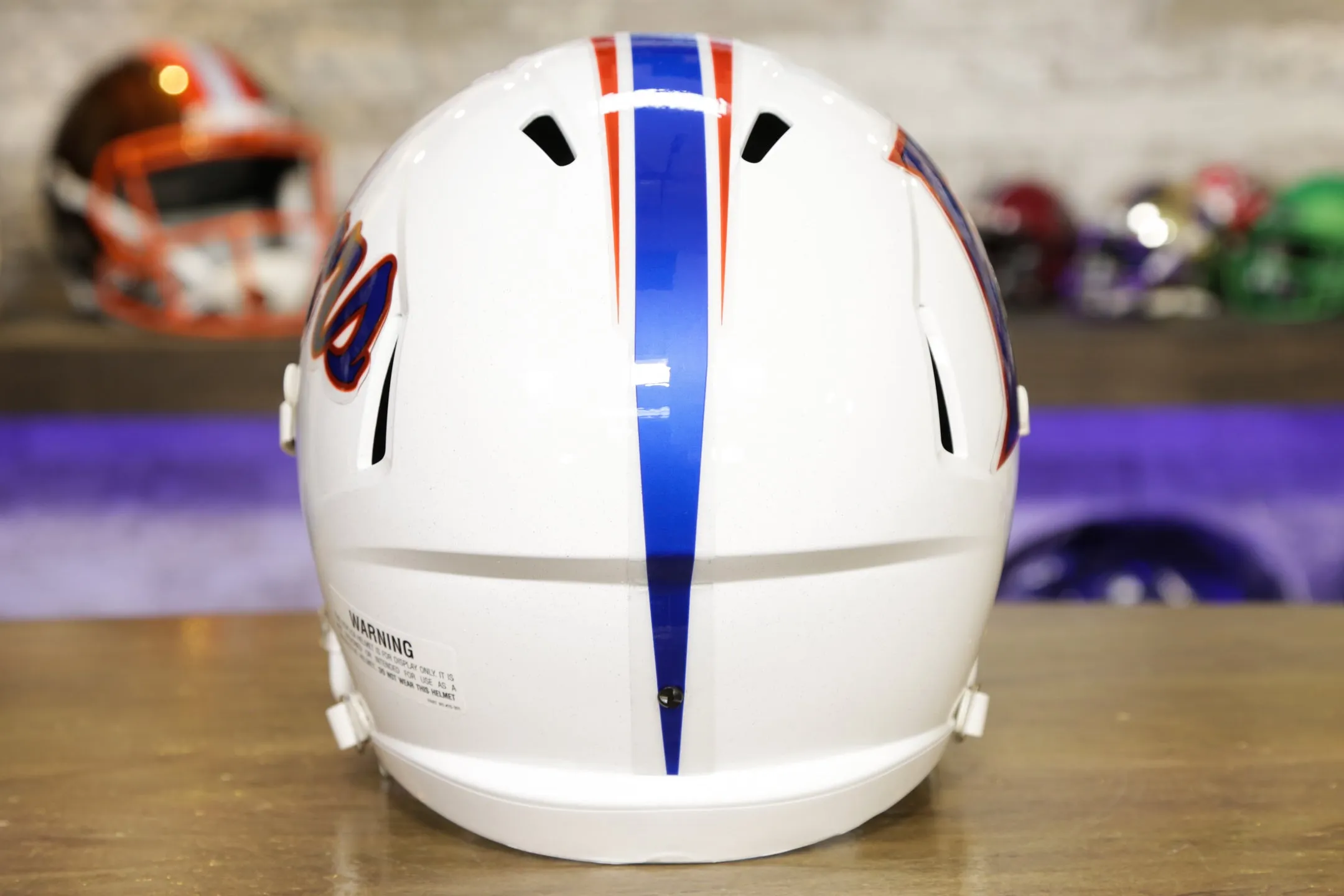Florida Gators Riddell Speed Display Helmet - White Alternate