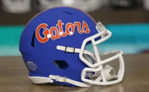 Florida Gators Riddell Speed Mini Helmet - Matte Blue Alternate
