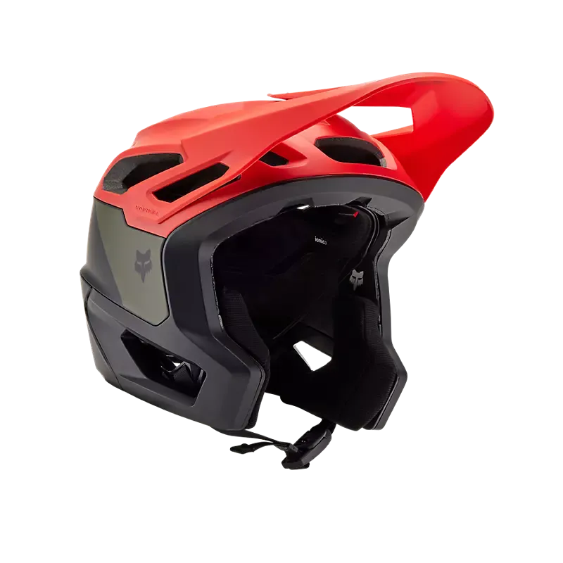 Fox Racing Dropframe Pro MTB Helmet - NYF - Orange Flame