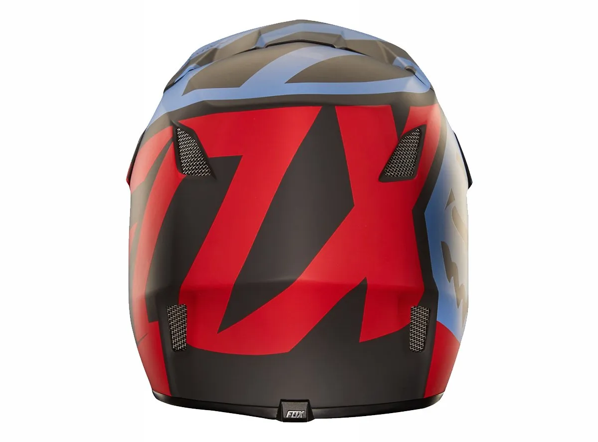 Fox Racing Rampage Comp Creo Full Face Helmet - Blue-Red