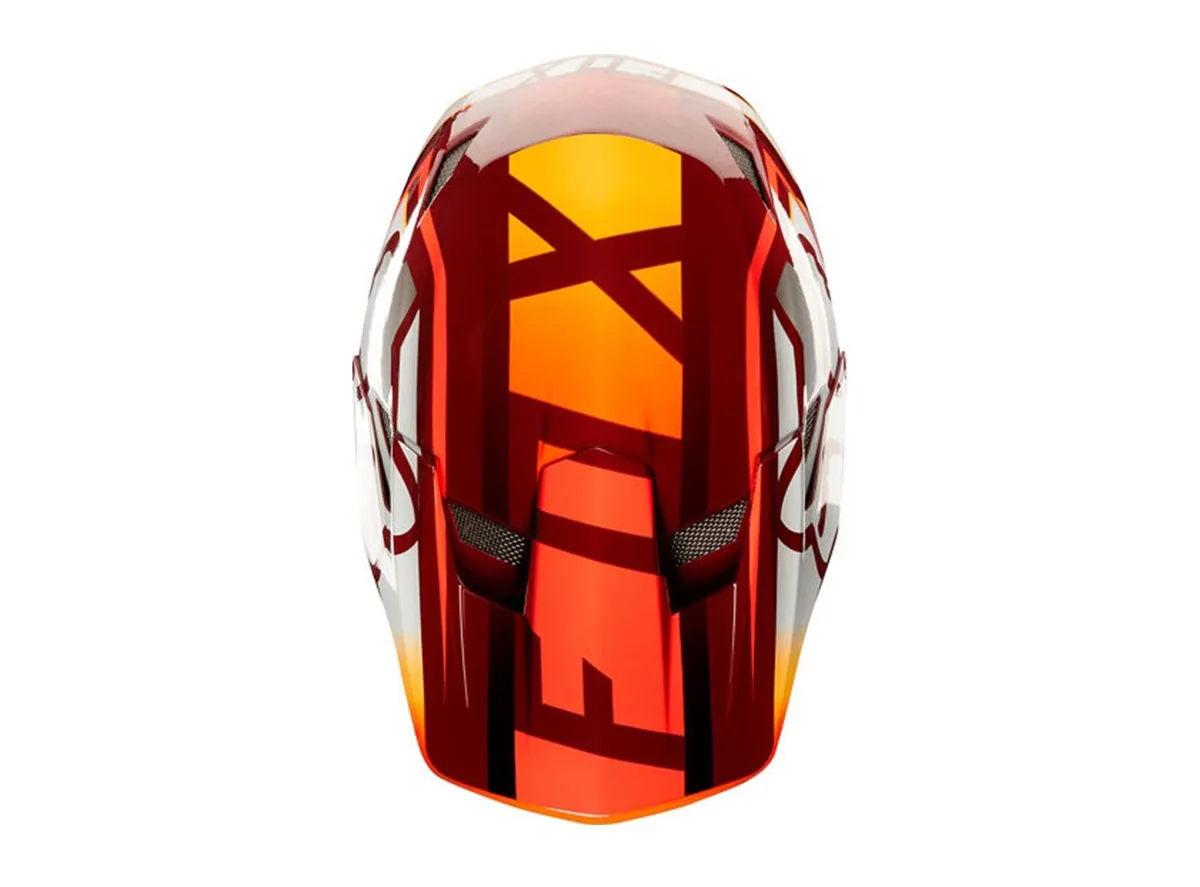 Fox Racing Rampage Comp Full Face Helmet - Reno - Cardinal - 2019