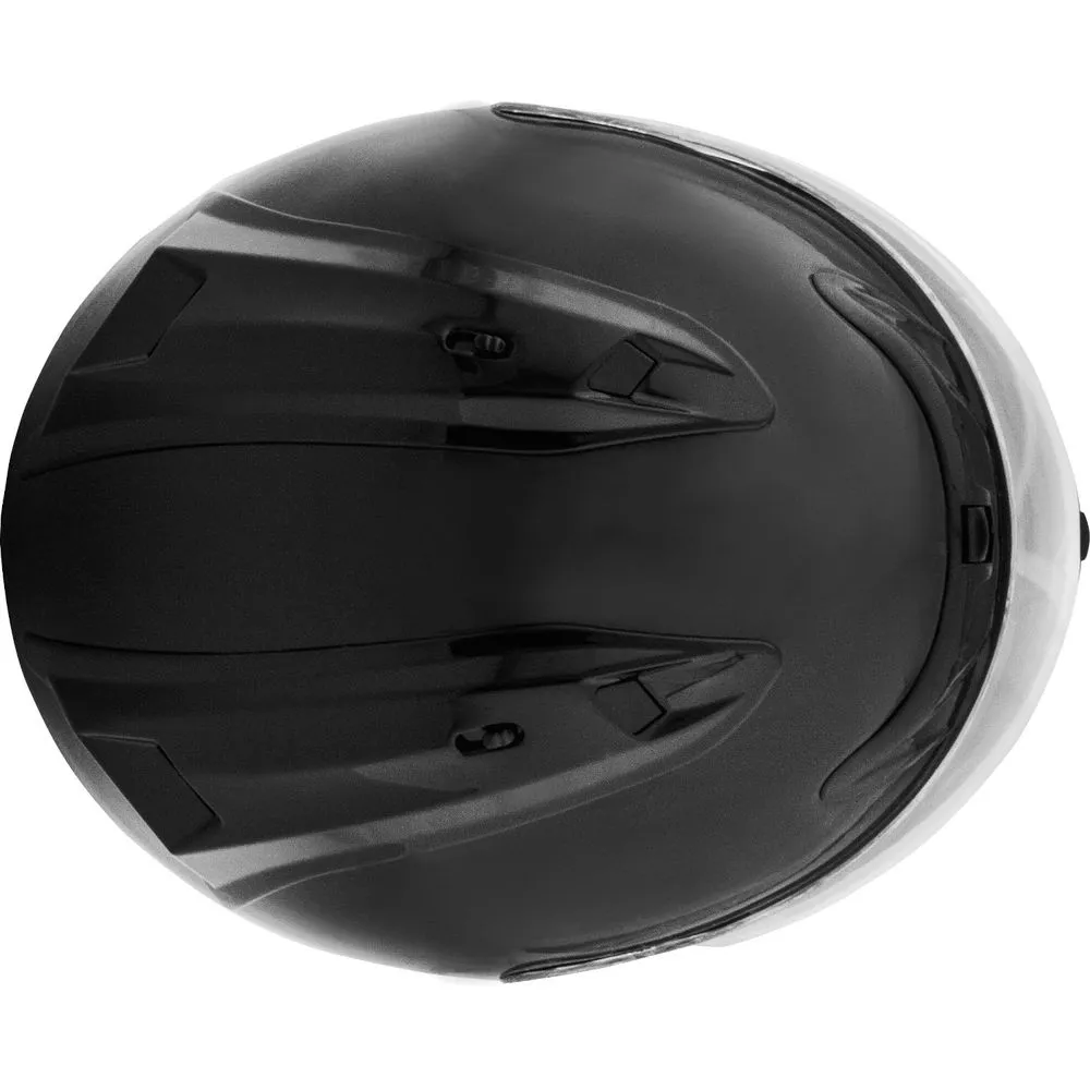 Fuel Helmets SH-FF0017 Full Face Helmet, Gloss Black, X-Large