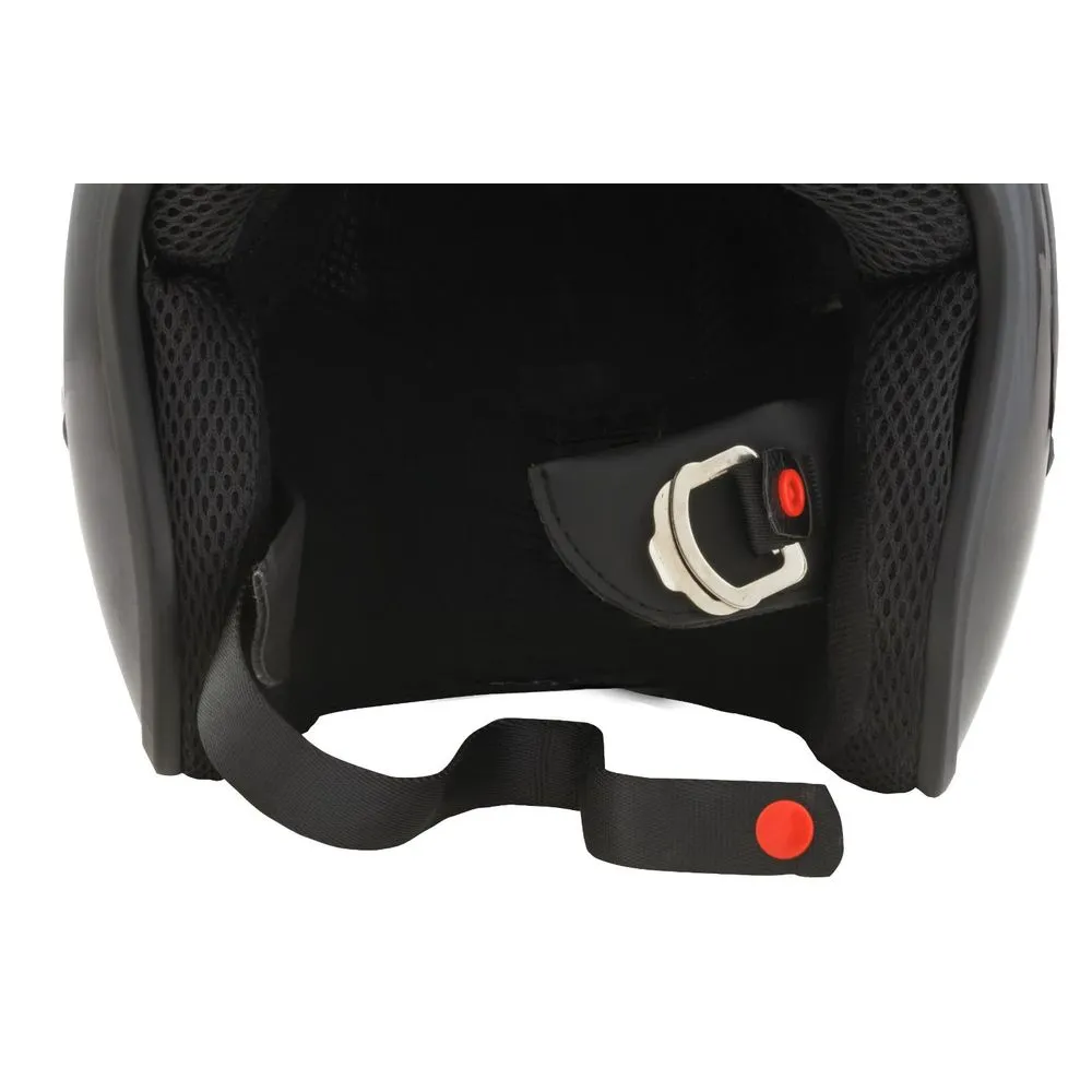 Fuel Helmets SH-FF0017 Full Face Helmet, Gloss Black, X-Large