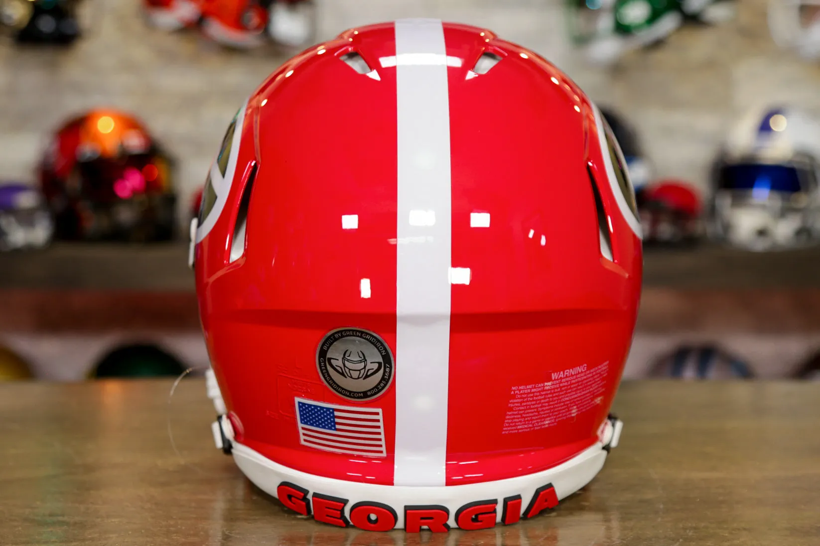 Georgia Bulldogs Riddell Speed Authentic Helmet - GG Edition 00270