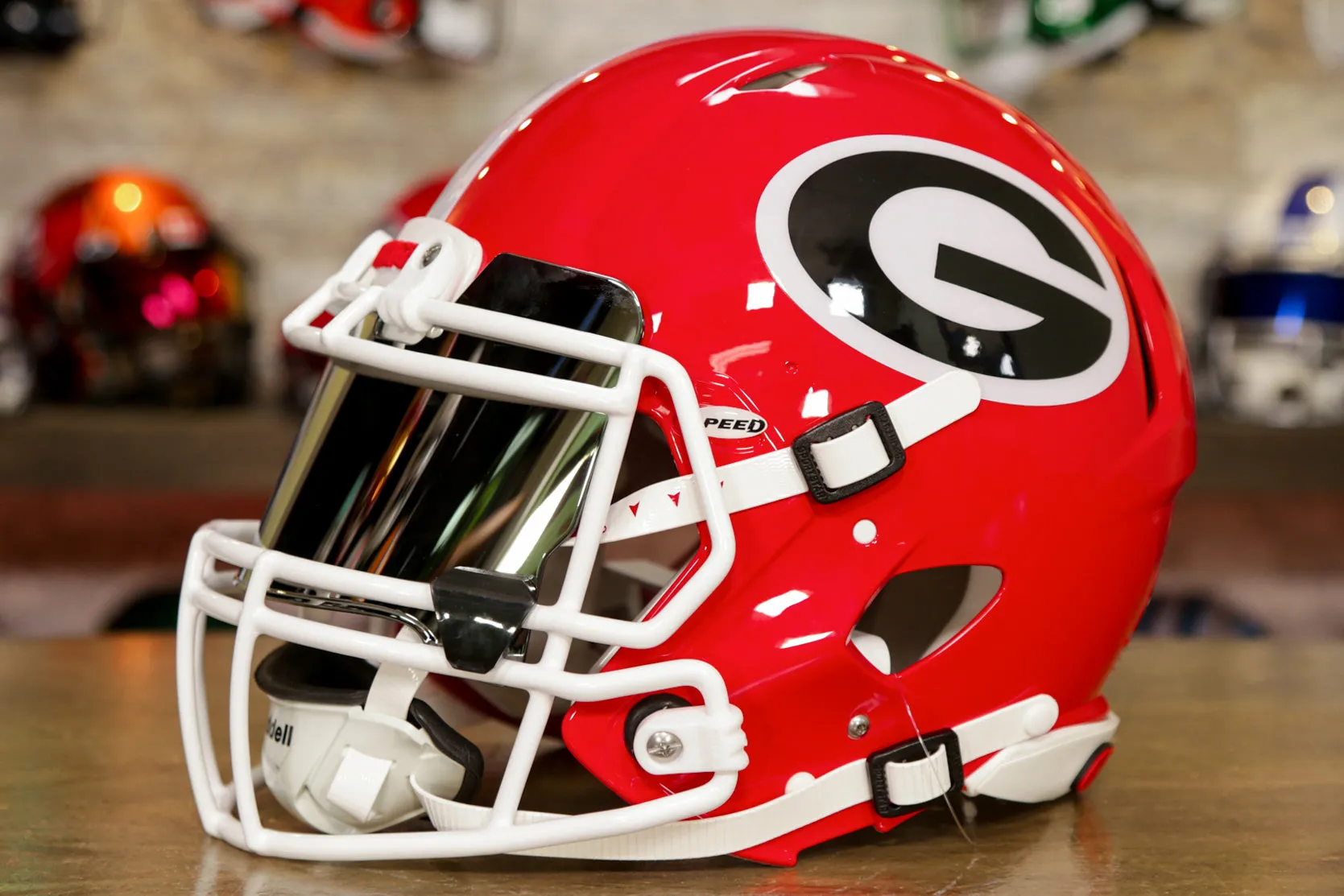 Georgia Bulldogs Riddell Speed Authentic Helmet - GG Edition 00270