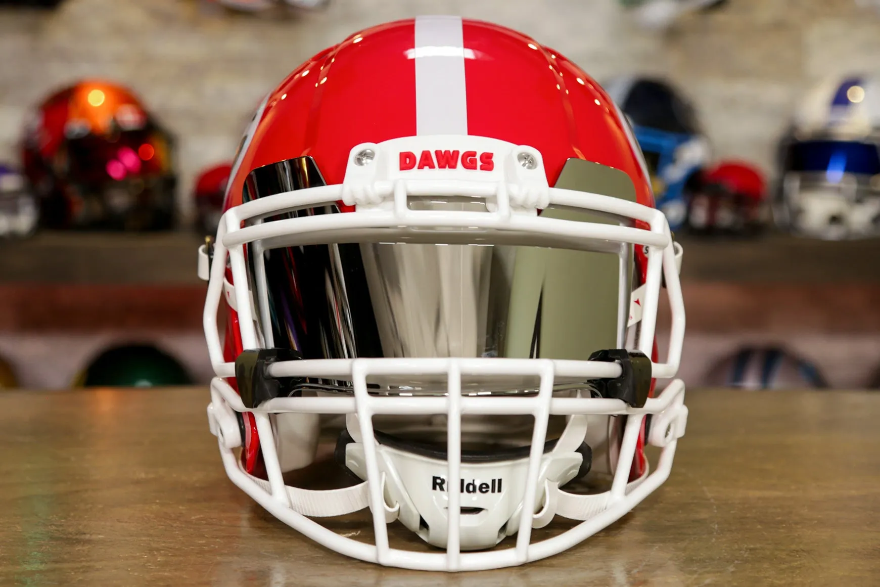 Georgia Bulldogs Riddell Speed Authentic Helmet - GG Edition 00270