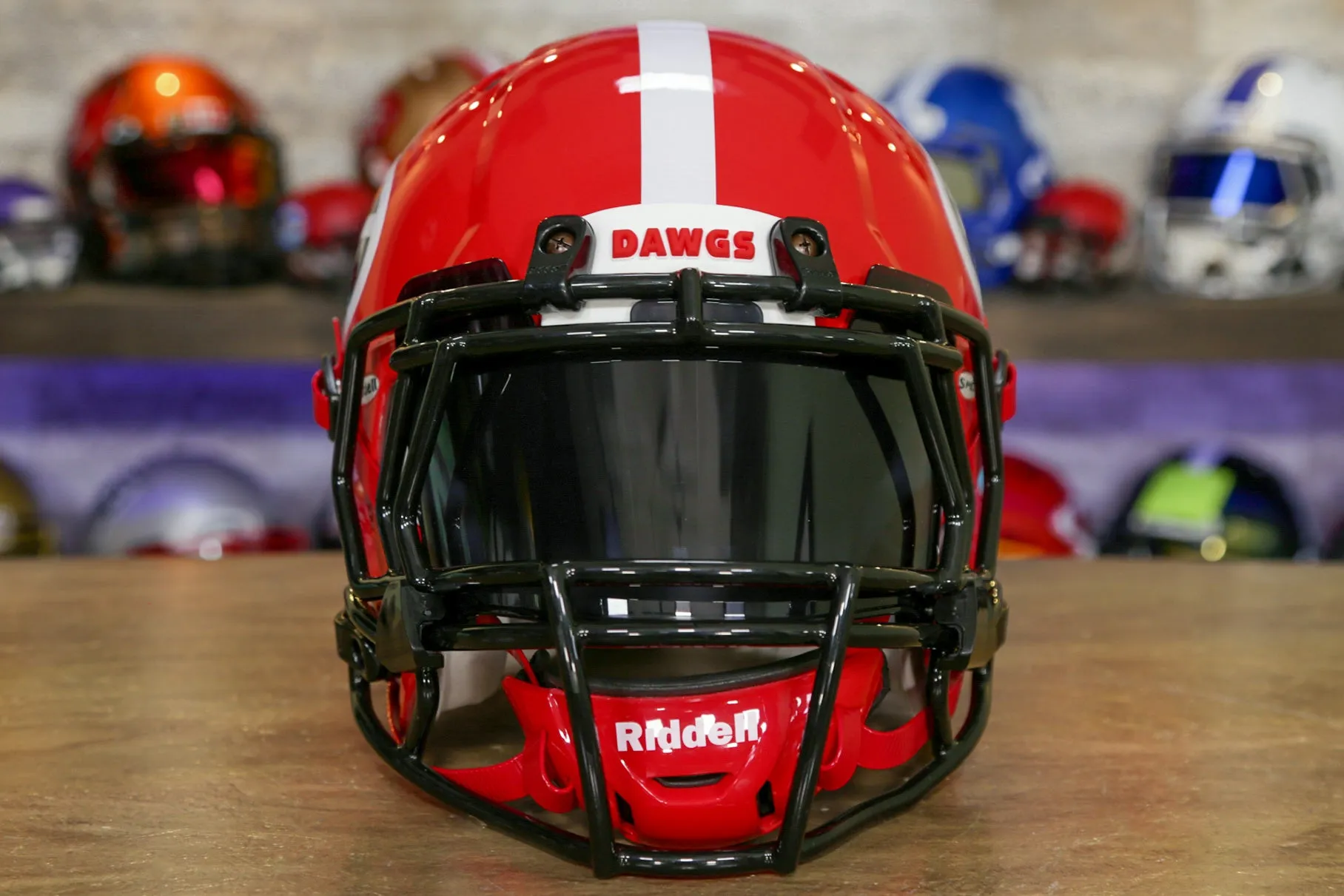Georgia Bulldogs Riddell Speed Authentic Helmet - GG Edition 00305