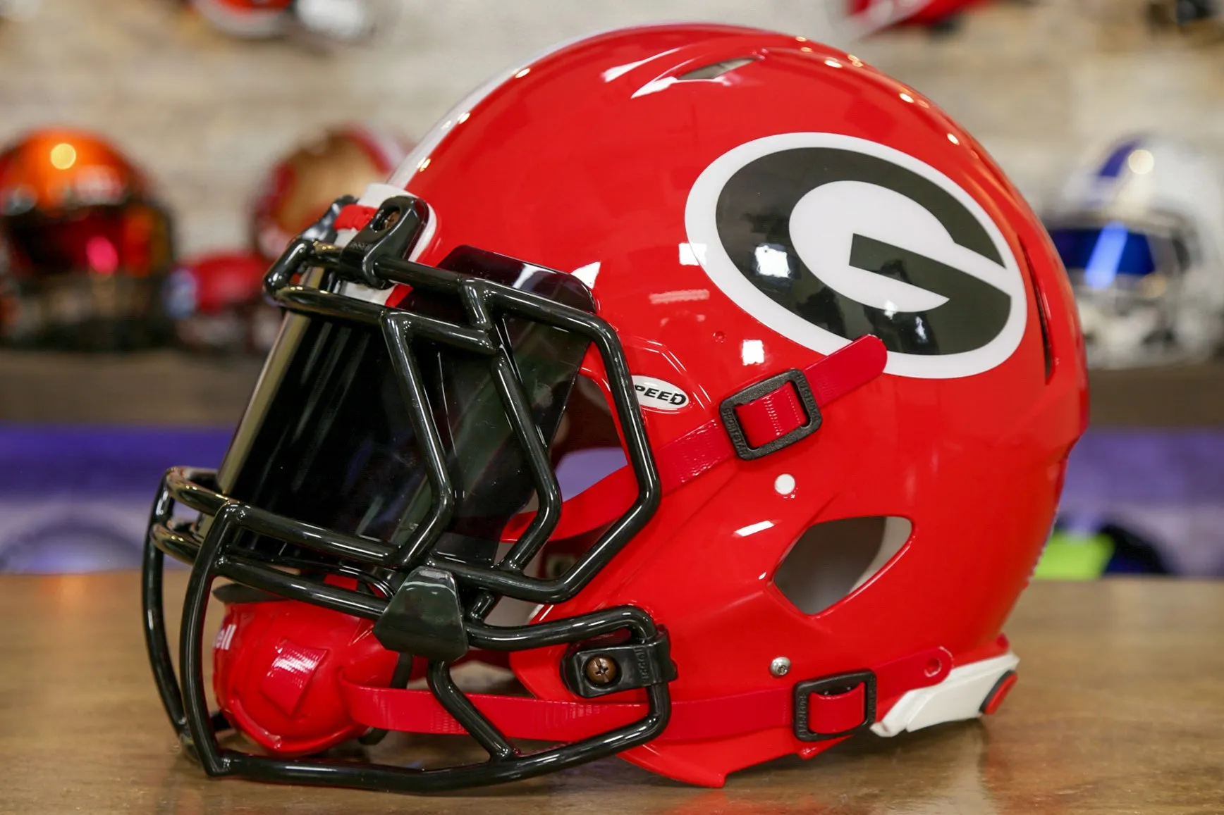 Georgia Bulldogs Riddell Speed Authentic Helmet - GG Edition 00305