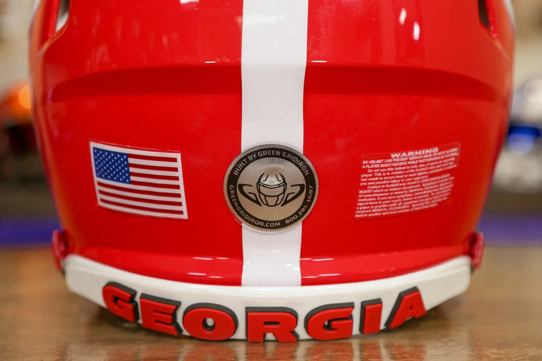Georgia Bulldogs Riddell Speed Authentic Helmet - GG Edition 00305