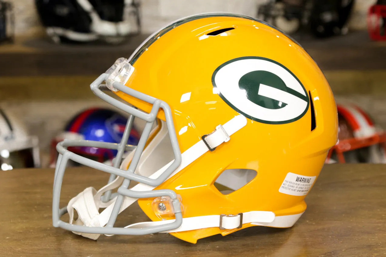 Green Bay Packers Riddell Speed Display Helmet - 1961-1979 Throwback