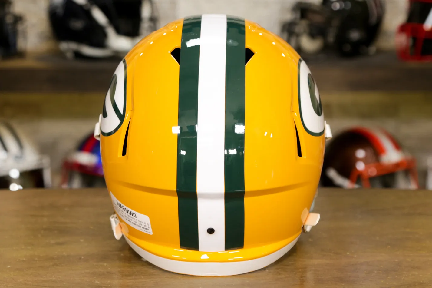 Green Bay Packers Riddell Speed Display Helmet - 1961-1979 Throwback