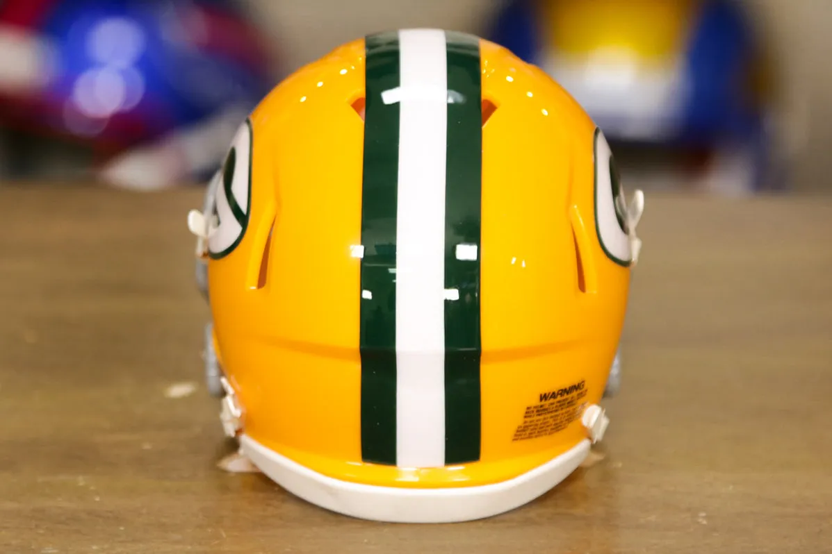 Green Bay Packers Riddell Speed Mini Helmet - 1961-1979 Throwback