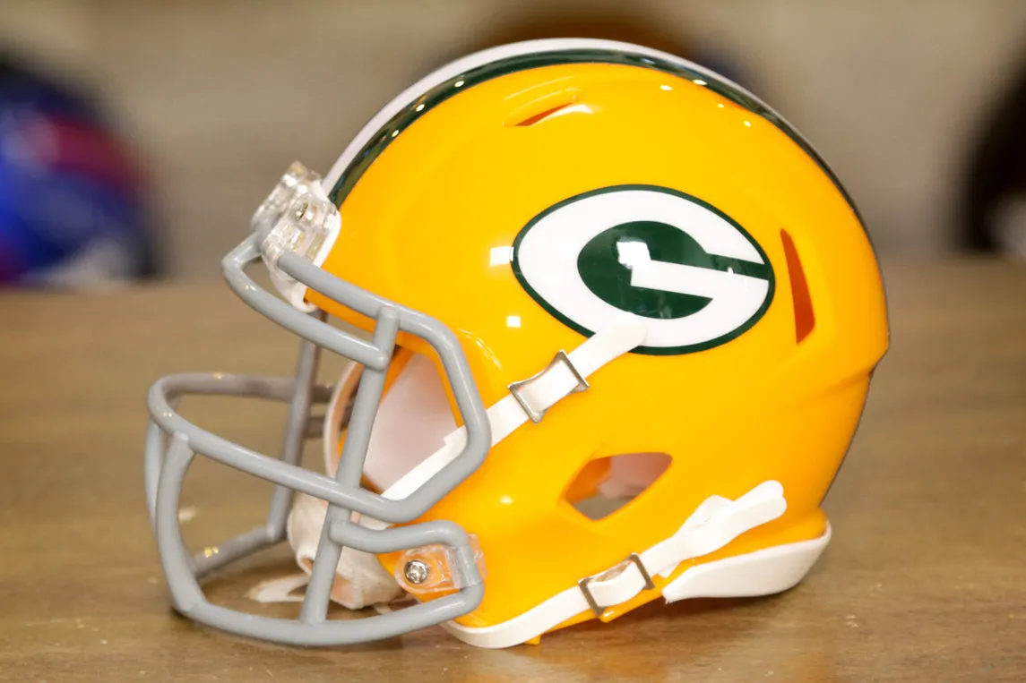 Green Bay Packers Riddell Speed Mini Helmet - 1961-1979 Throwback