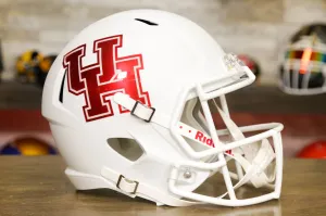 Houston Cougars Riddell Speed Display Helmet - Matte White