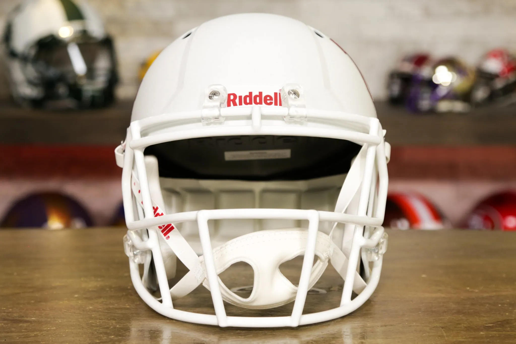Houston Cougars Riddell Speed Display Helmet - Matte White
