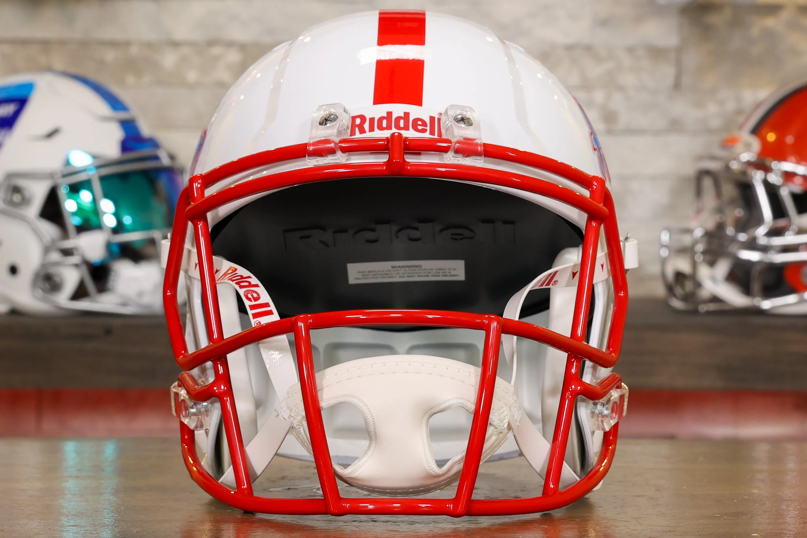Houston Cougars Riddell Speed Display Helmet - Script