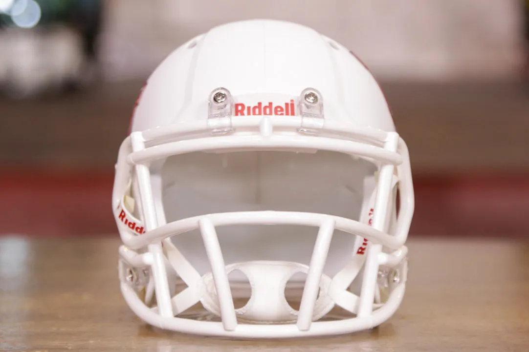 Houston Cougars Riddell Speed Mini Helmet - Matte White