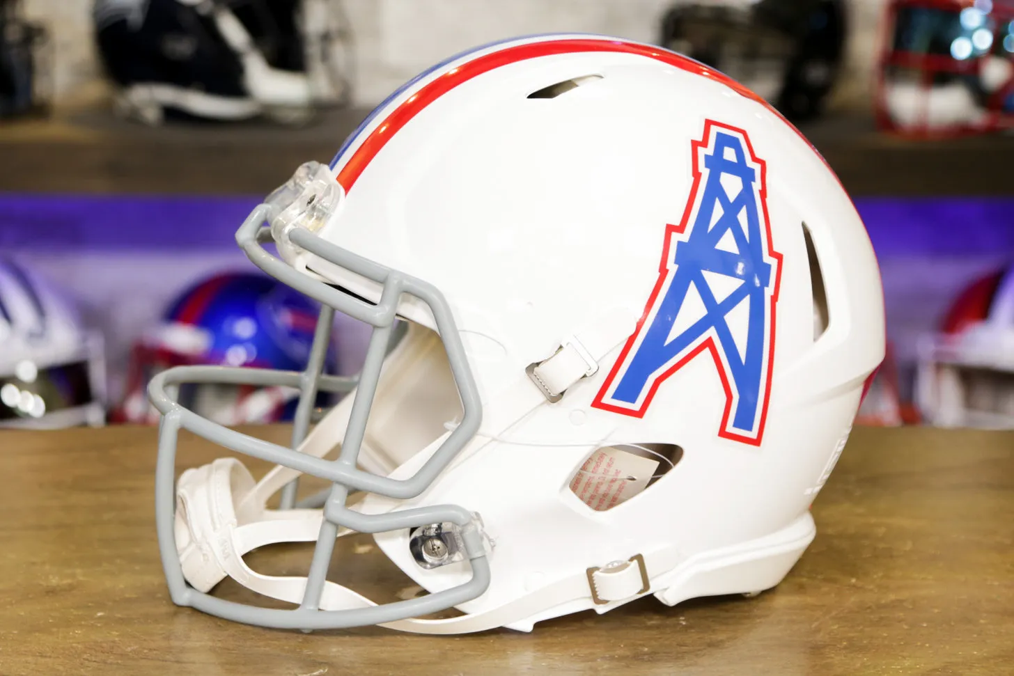 Houston Oilers Riddell Speed Authentic Helmet - 1975-1980 Throwback