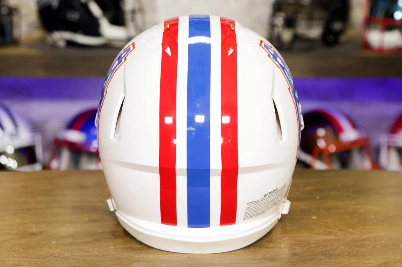 Houston Oilers Riddell Speed Authentic Helmet - 1981-1998 Throwback