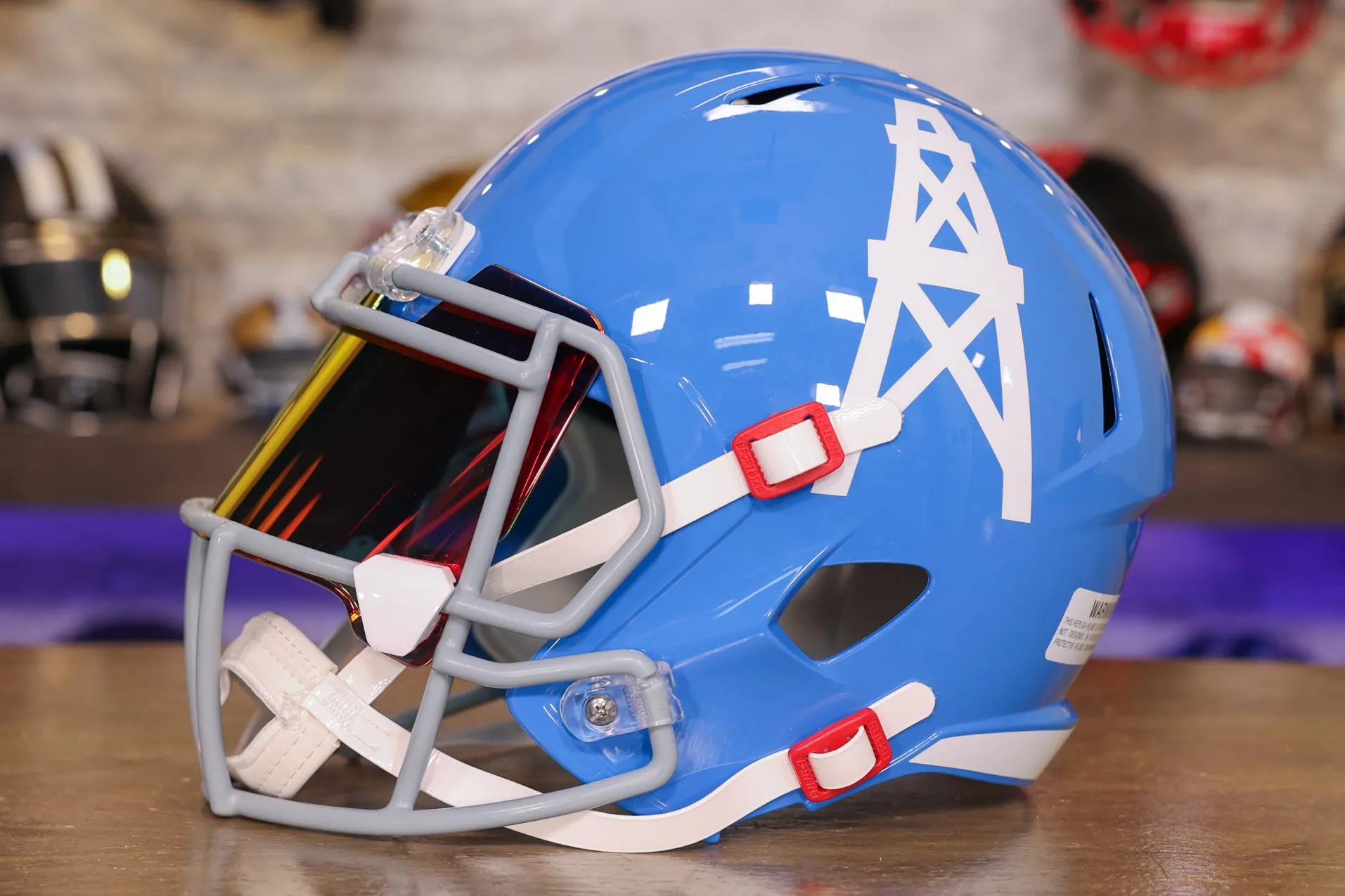 Houston Oilers Riddell Speed Display Helmet - GG Edition 00222