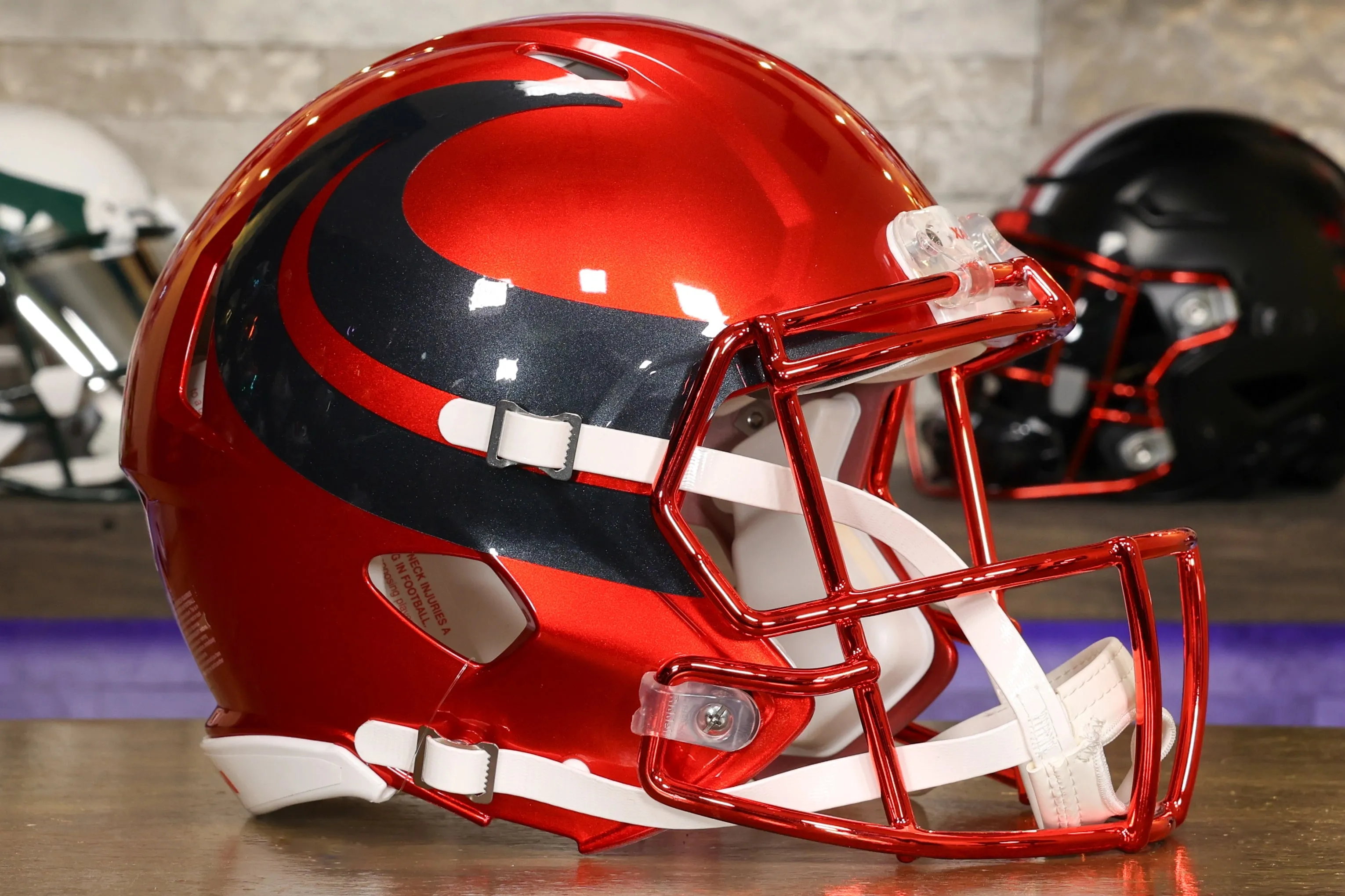 Houston Texans Riddell Speed Authentic Helmet - Battle Red Alternate