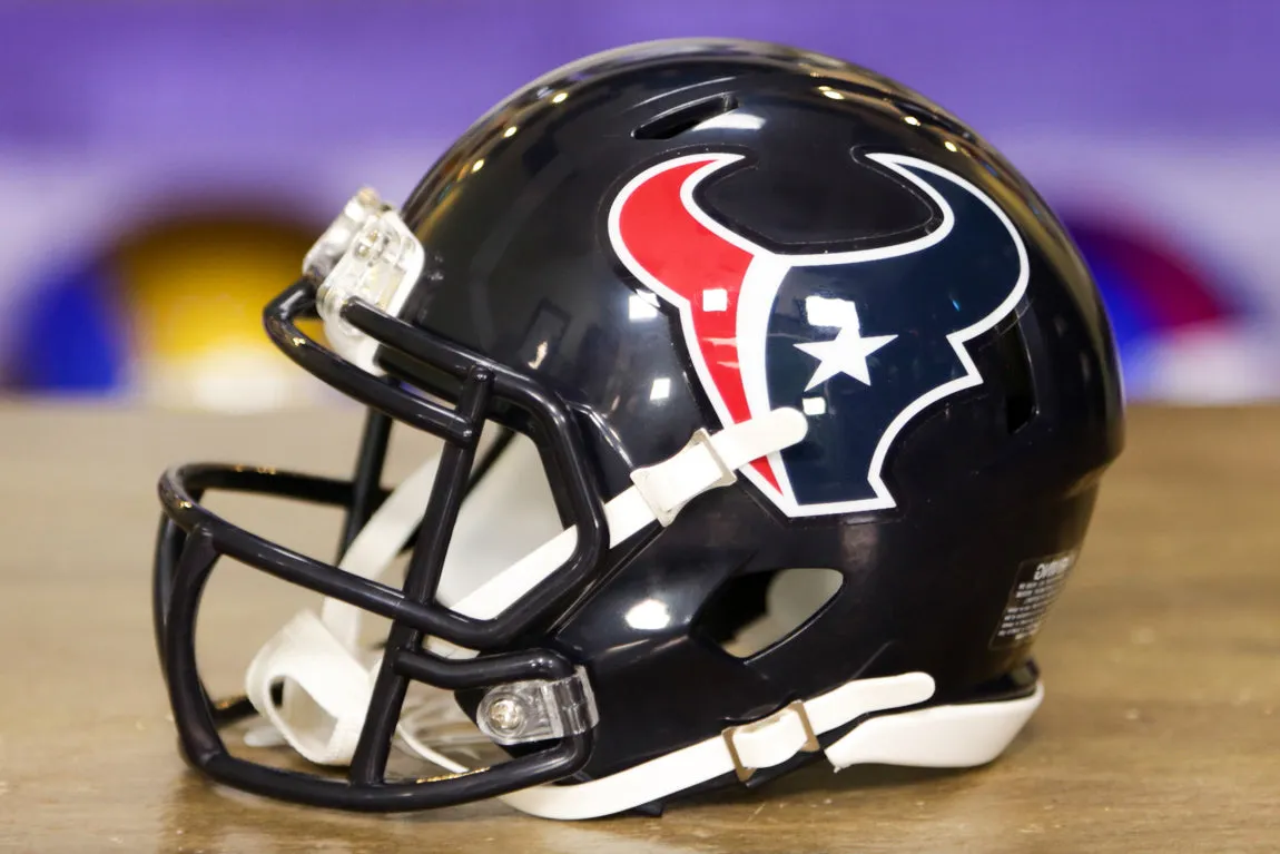 Houston Texans Riddell Speed Mini Helmet 2002 - 2023 Throwback