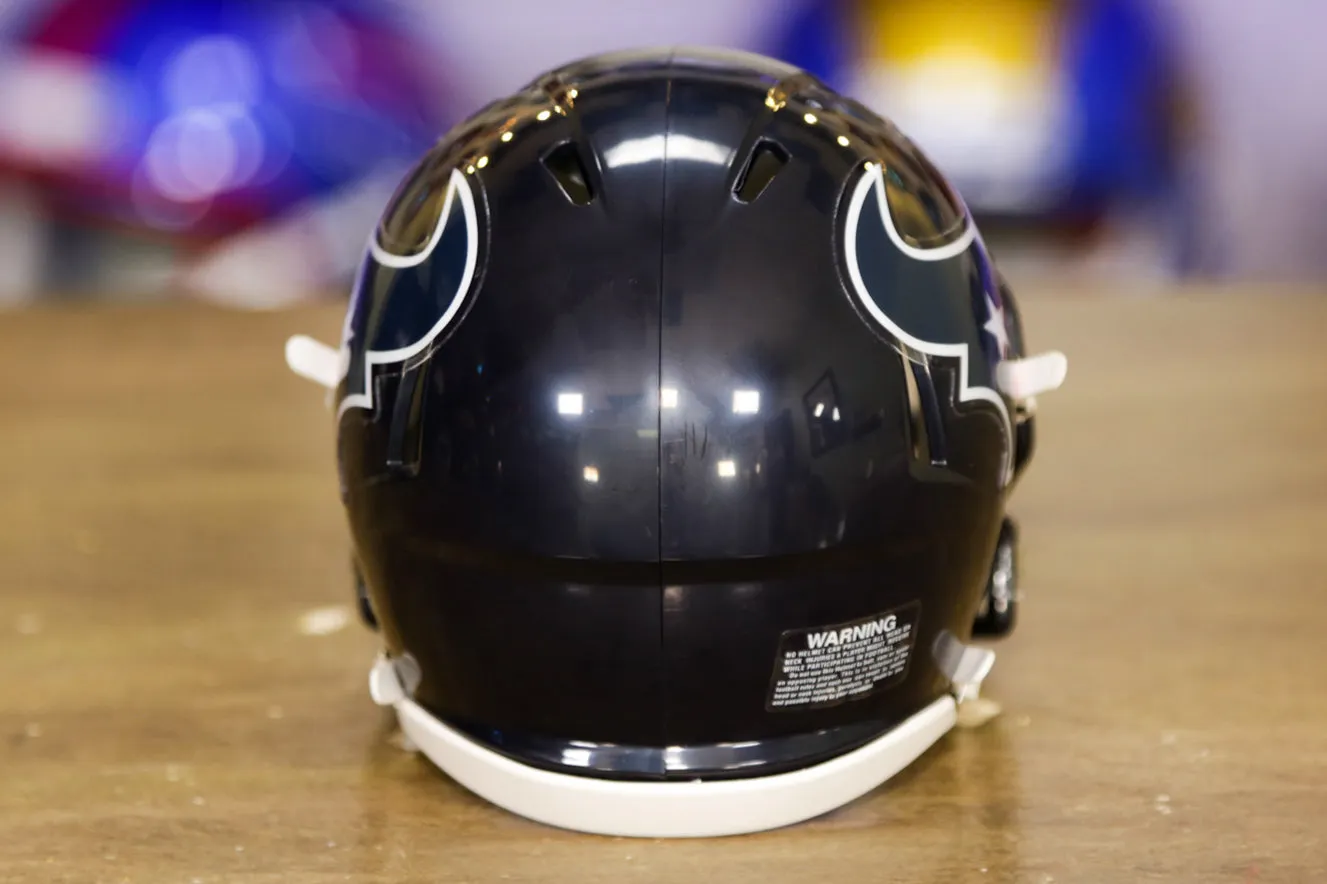 Houston Texans Riddell Speed Mini Helmet 2002 - 2023 Throwback