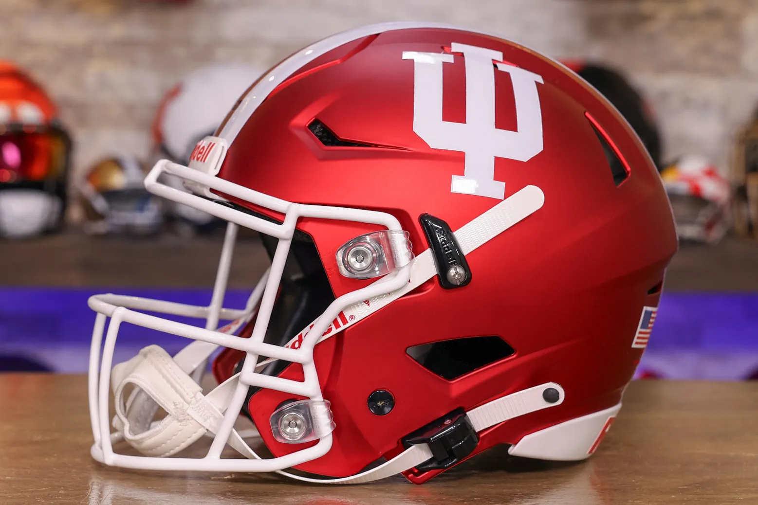 Indiana Hoosiers Riddell SpeedFlex Helmet - Alternate