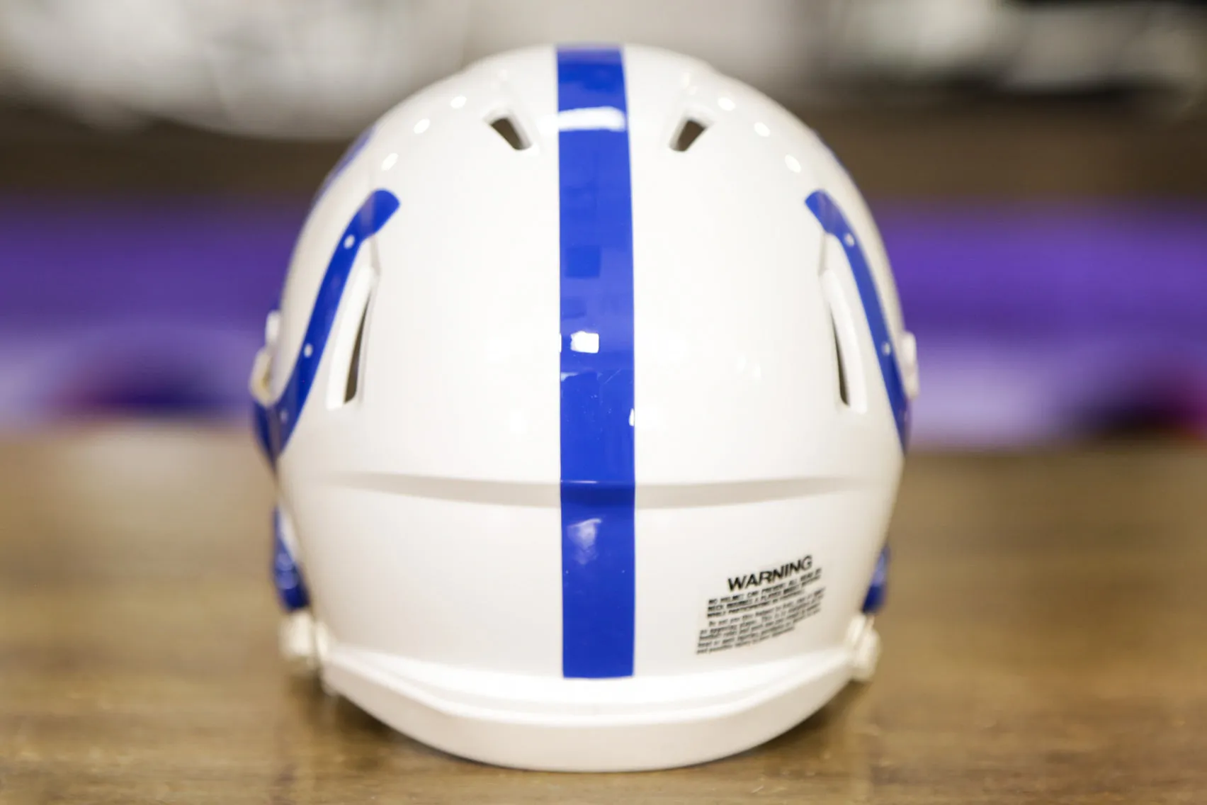 Indianapolis Colts Riddell Speed Mini Helmet - 1995-2003 Throwback