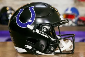 Indianapolis Colts Riddell SpeedFlex Helmet - Black Alternate