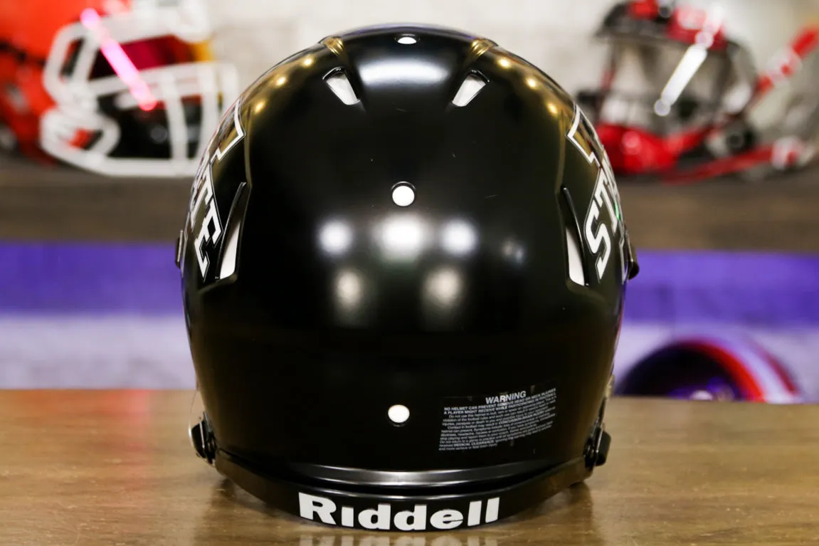 Iowa State Cyclones Riddell Speed Authentic Helmet - Matte Black