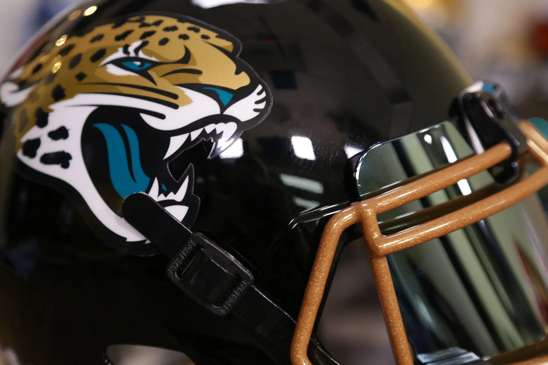 Jacksonville Jaguars Riddell Speed Display Helmet - GG Edition 00274