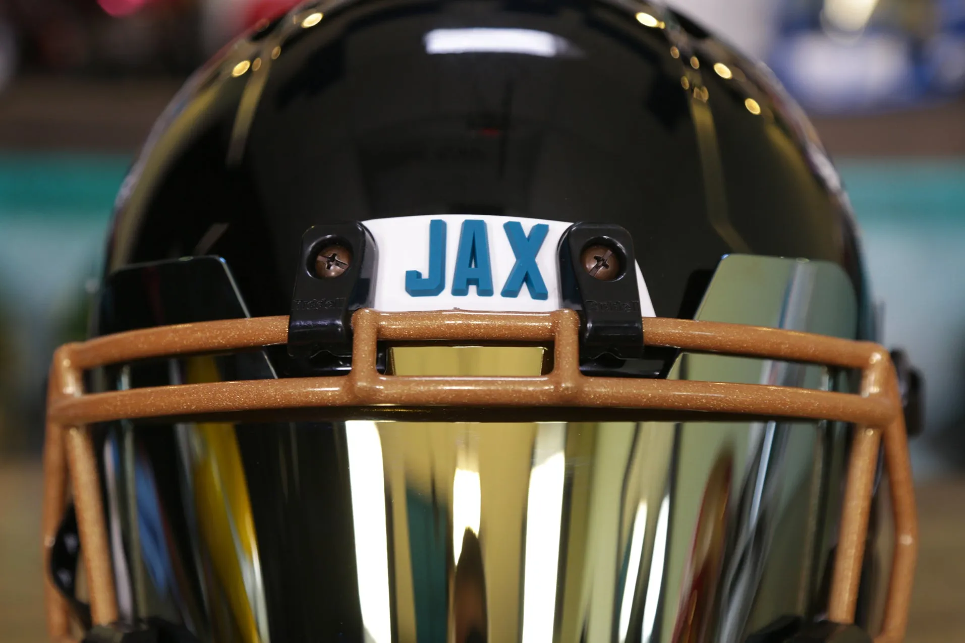 Jacksonville Jaguars Riddell Speed Display Helmet - GG Edition 00274